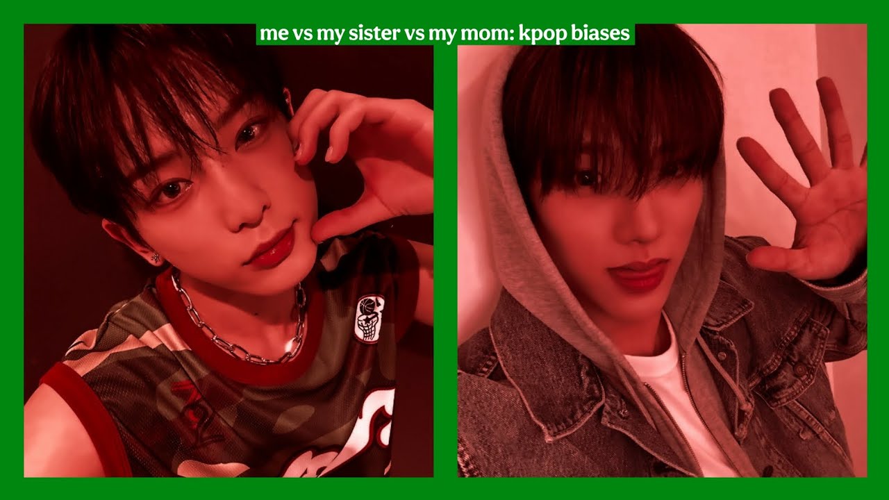 me vs my sister vs my mom: kpop biases (2025 updated ver)