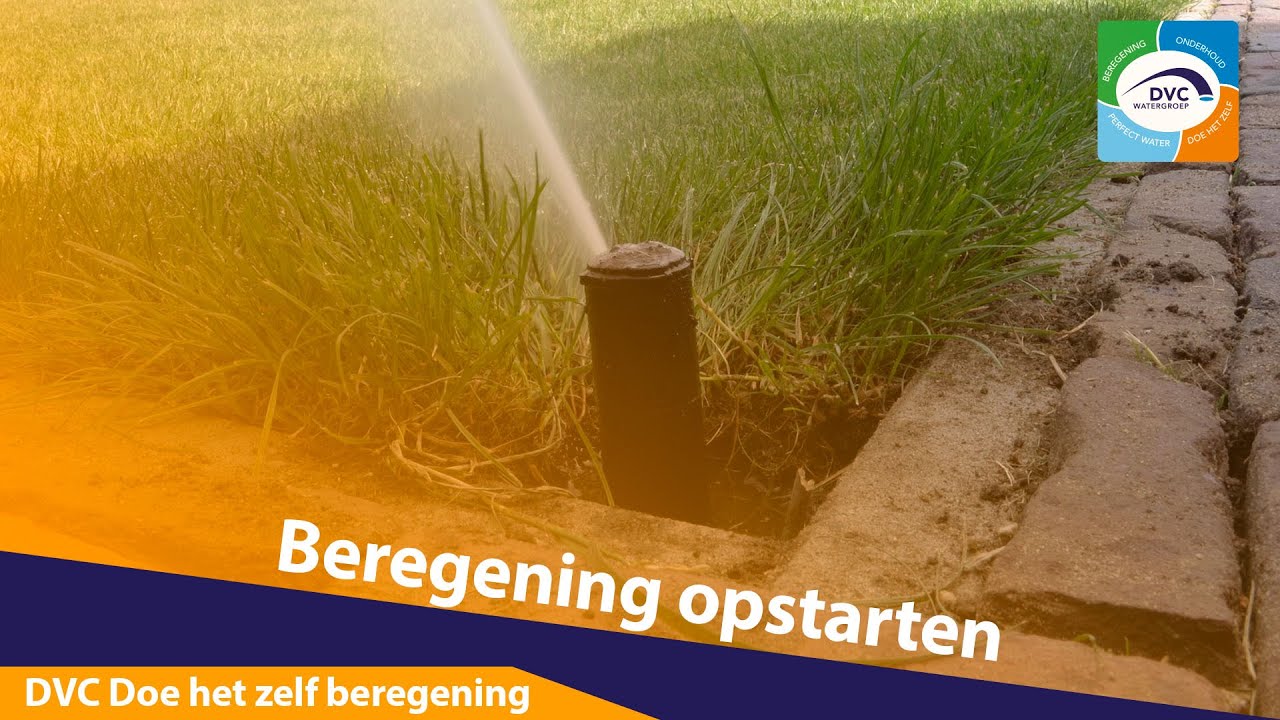 Sproeisysteem opstarten