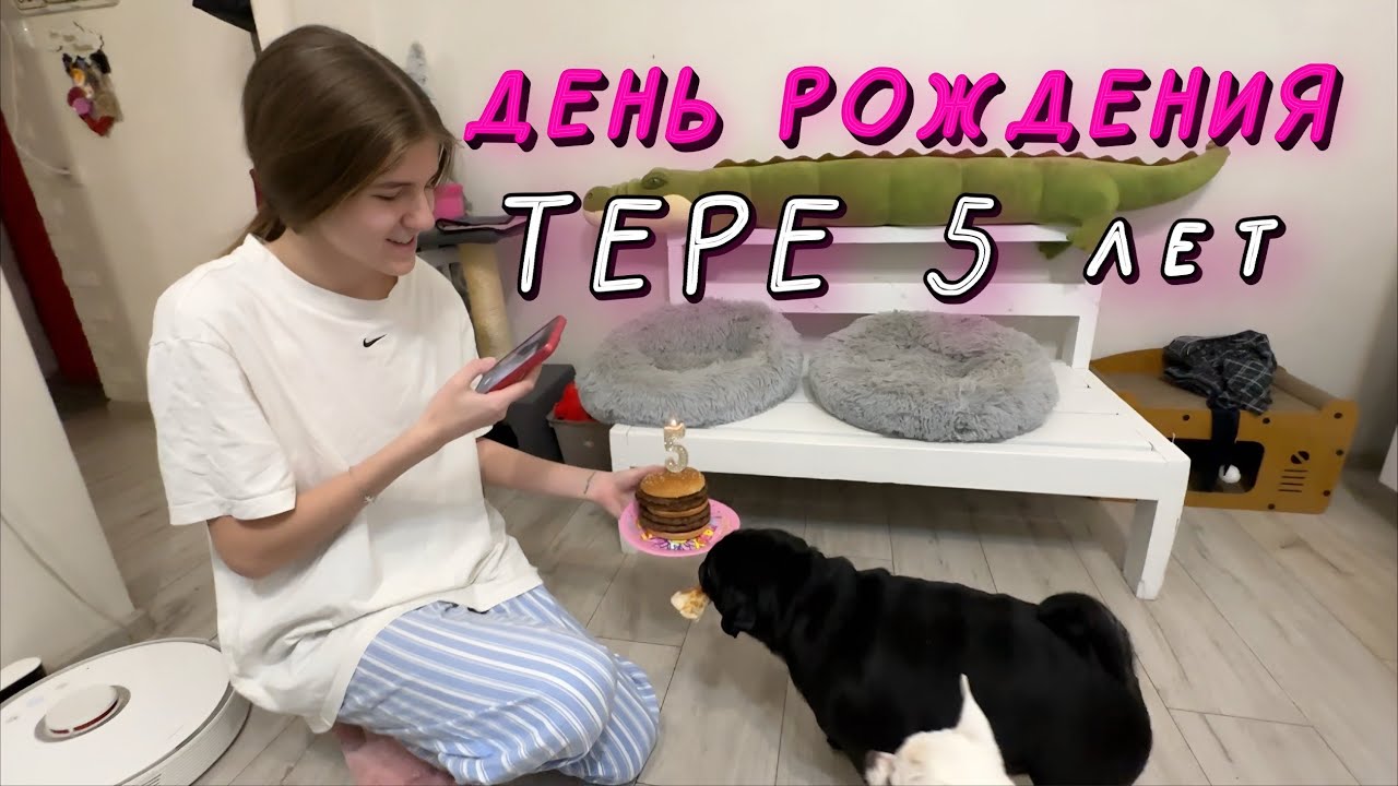День рождения Теры. Булочке 5 лет. Разбор сумок и обновки.