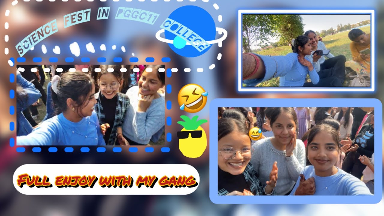Science fest in pggc11 👾🧬😂🫣 #trending #blogger #trending #friends #blogger #vlogs #funny 