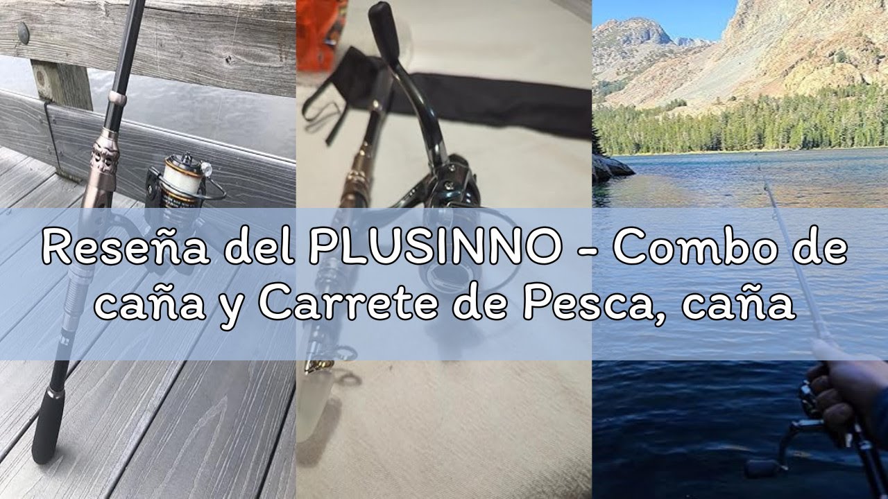 Reseña del PLUSINNO - Combo de caña y Carrete de Pesca, caña telescópica de Fibra de Carbono con Car
