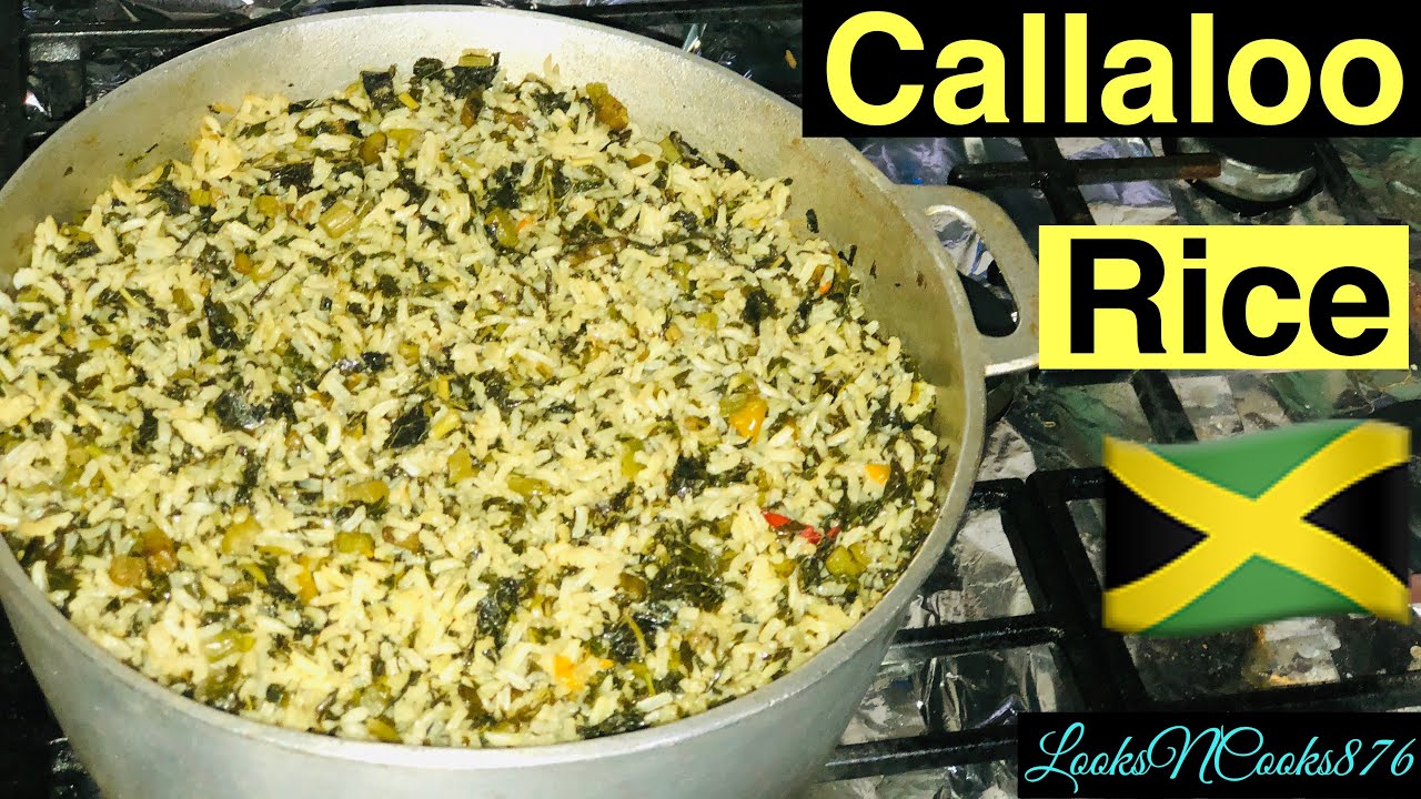 #30- HOW TO COOK CALLALOO RICE| BEST RECIPE|JAMAICAN STYLE + RECIPE #callaloorice #jamaicanrecipes