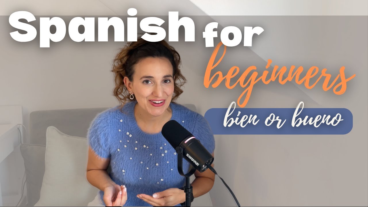 Spanish for beginners. Bien vs Bueno in Spanish 🧠 | Easy Guide for when & how to use them!