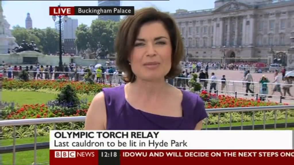 JANE HILL:- BBC NEWS - Olympic Torch Relay _22-March 2012 _Purple Haze