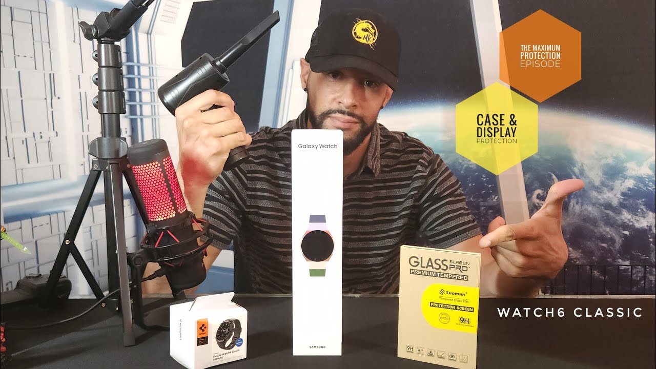 •Samsung Galaxy Watch6 Classic 47MM | Max Protection: Spigen Rugged Armor Pro & Display Protection!