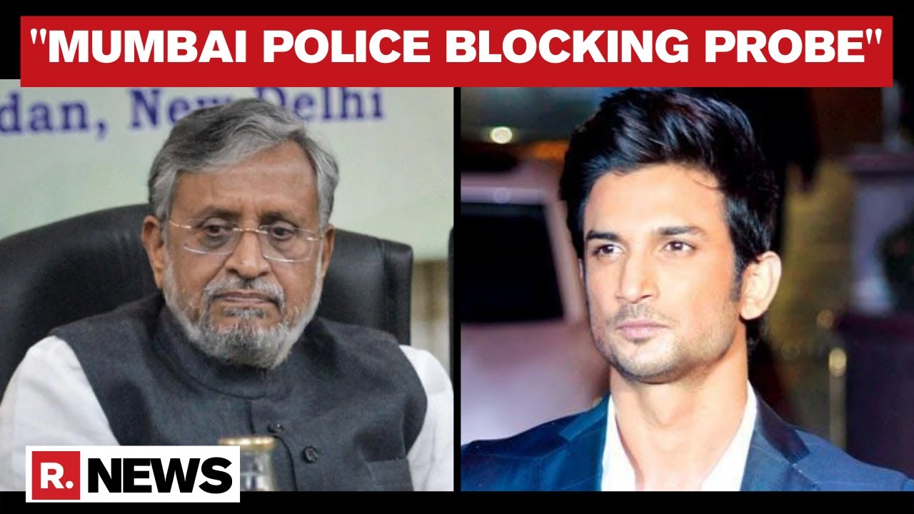 Sushant's Death Case: Bihar Dy CM Sushil Modi Questions Mumbai Police Probe