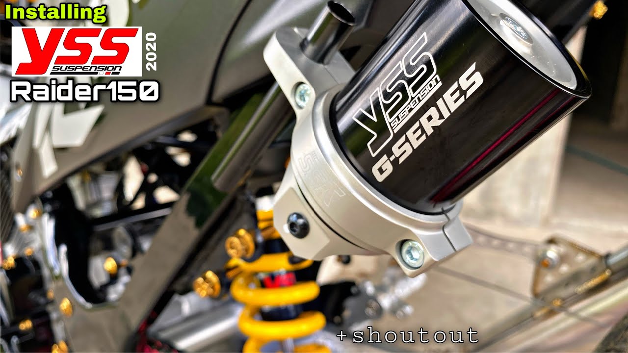Installing YSS Gas Suspension 2020 in Raider150 | projectbike | Andreu Cabagyo