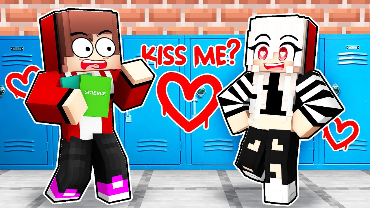 SCHOOL BULLY GIRL Has a CRUSH on MAIZEN in Minecraft! - Parody Story(JJ and Mikey TV)