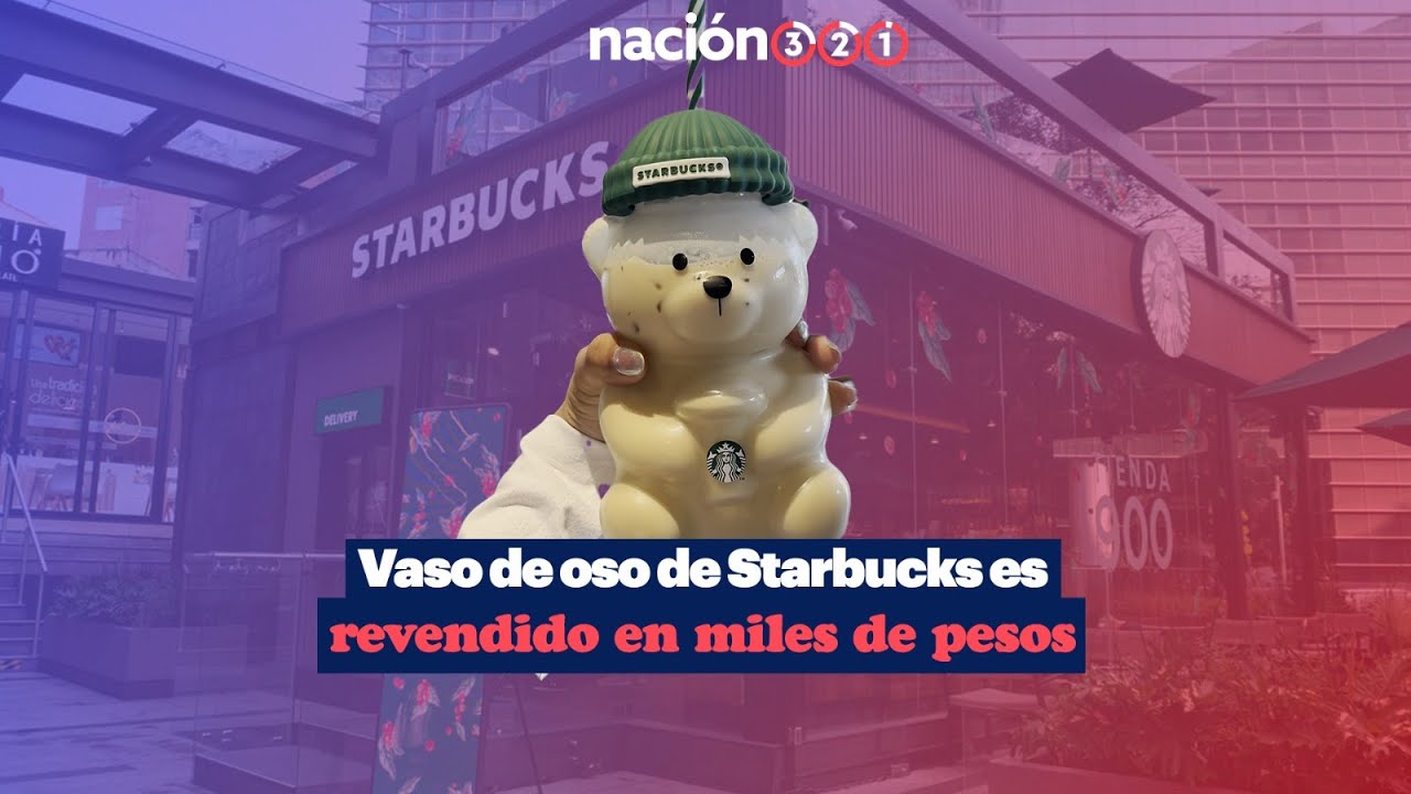 Vaso de oso de Starbucks es revendido en miles de pesos