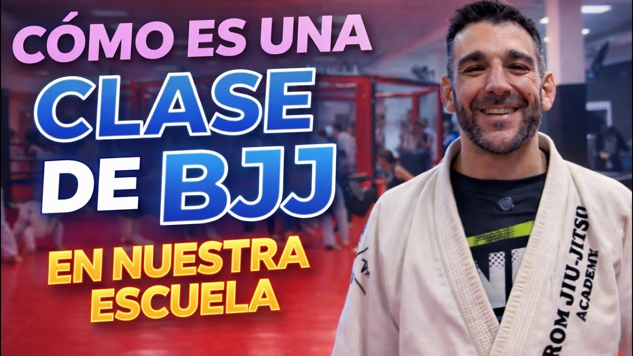 Una clase de Brazilian JiuJitsu en nuestra escuela!