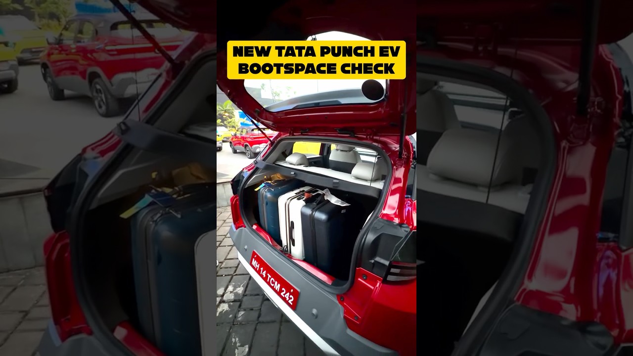 2026 Tata Punch EV Boot Space Check!