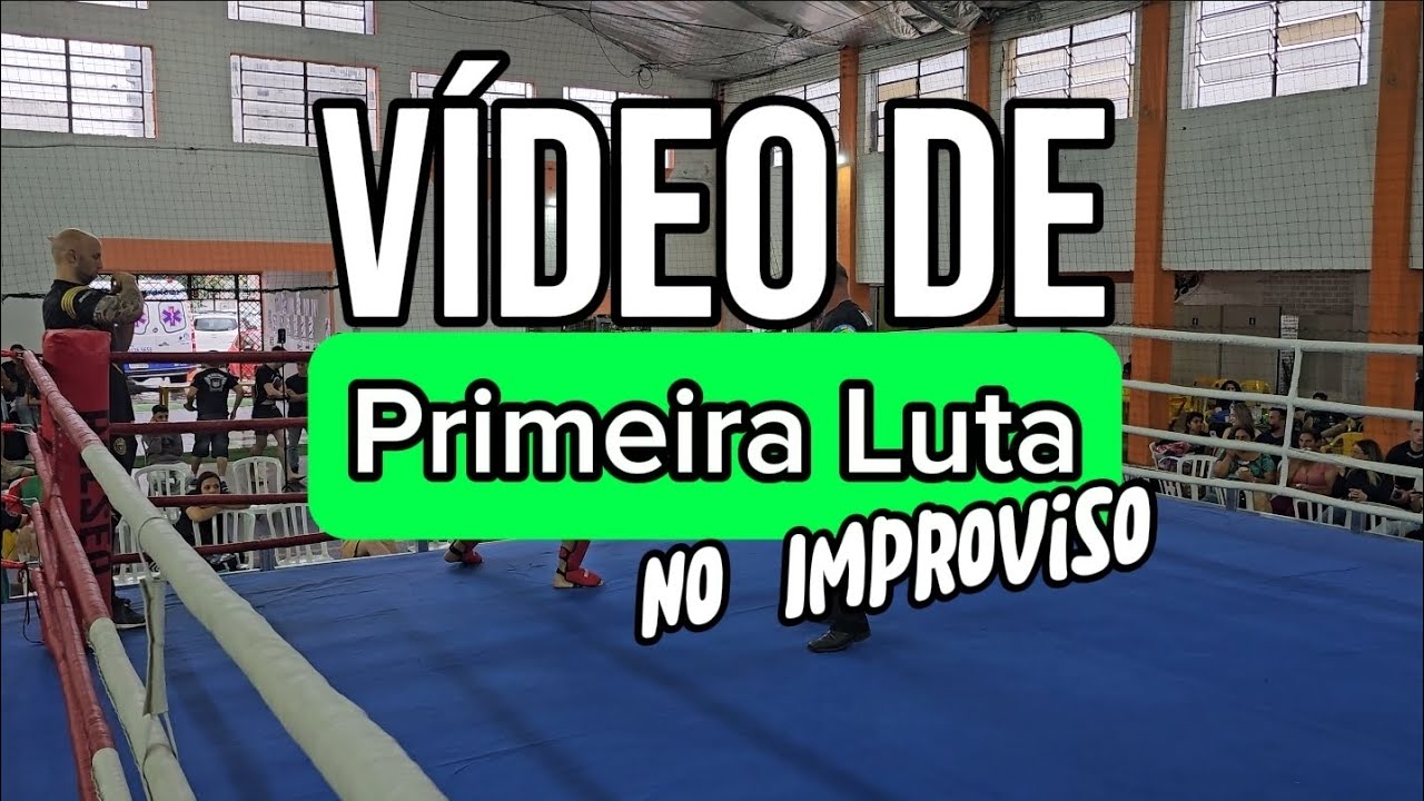 V&Iacute;DEO DE PRIMEIRA LUTA - TRABALHO DE CORNER #kickboxing #MMA #MUAYTHAI #BOXE #UFC #STRIKING #MMA