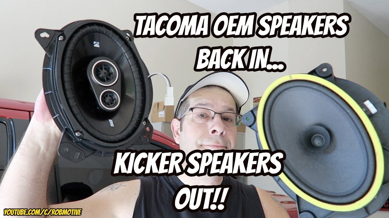 How To REPLACE  Tacoma Door SPEAKERS The EASY Way!