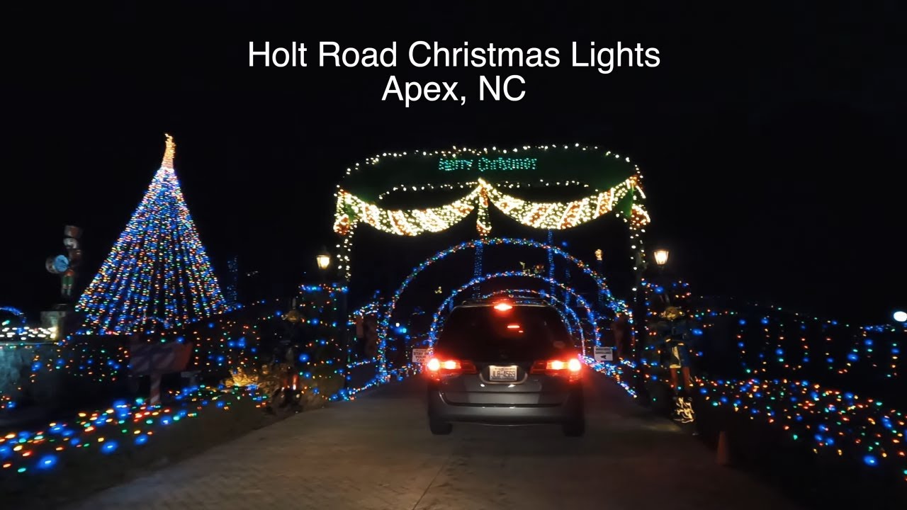 Holt Road Christmas Lights, Apex, North Carolina