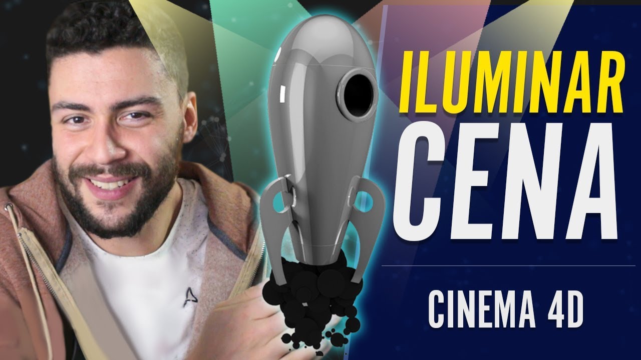 Como ILUMINAR A CENA | Tutorial Cinema 4D