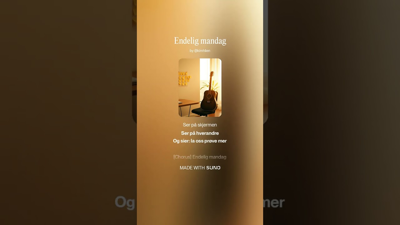 Endelig mandag