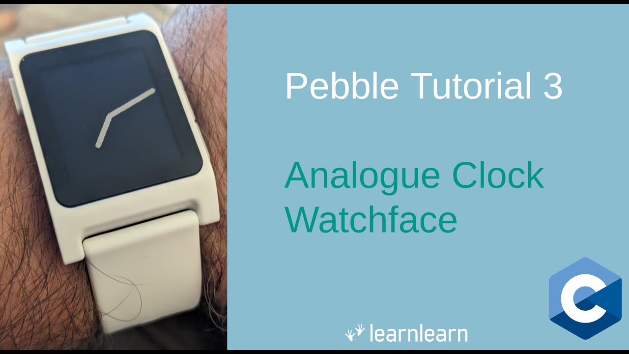 Учебное пособие по Pebble, часть 3 — Аналоговые часы