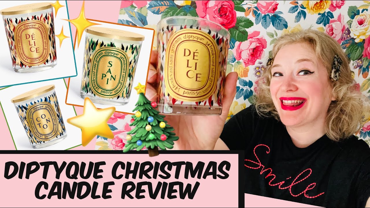 DIPTYQUE Christmas candles! DELICE review!