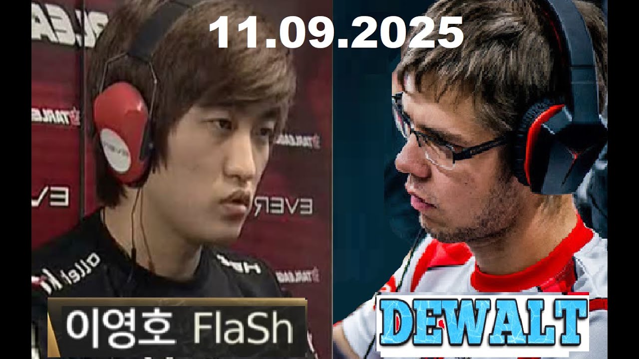 Starcraft FLASH 이영호 vs DEWALT TvP SC Broodwar 2025 KOREA LADDER
