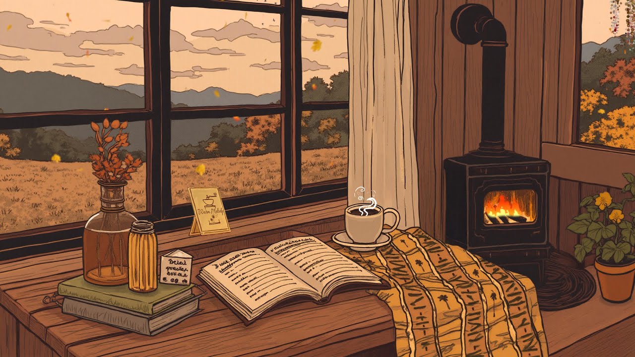 Start the New Month  ☕🔥Lofi Coffee ~ Lofi Fireplace 🎶 The first of December