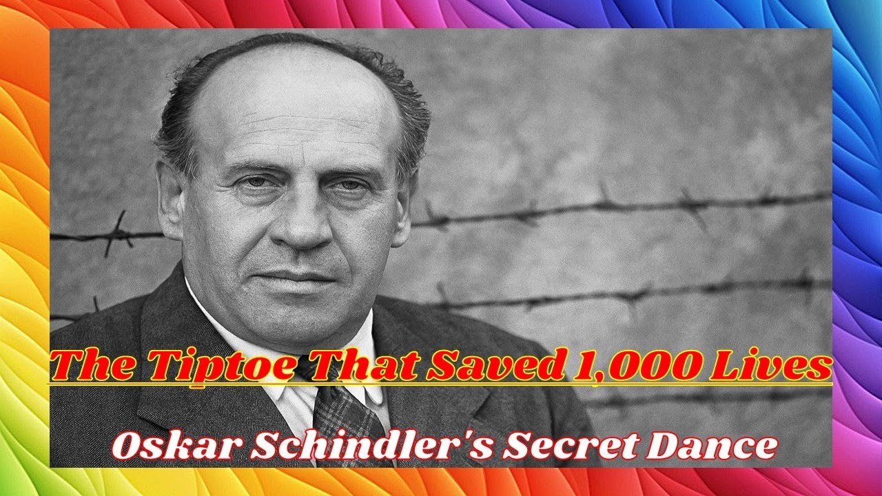 The Tiptoe That Saved 1,000 Lives: Oskar Schindler's Secret Dance. #motivation
