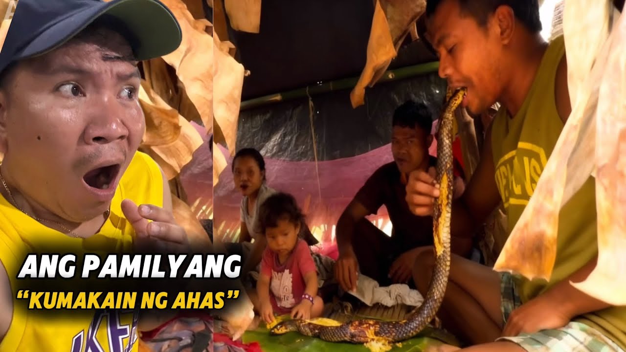 ANG PAMIYANG KUMAKAIN NG AHAS NAPATAKBO AKO