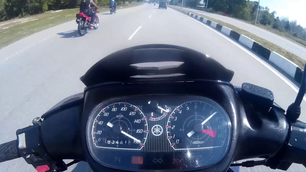 Yamaha 125ZR Top Speed Test-Run