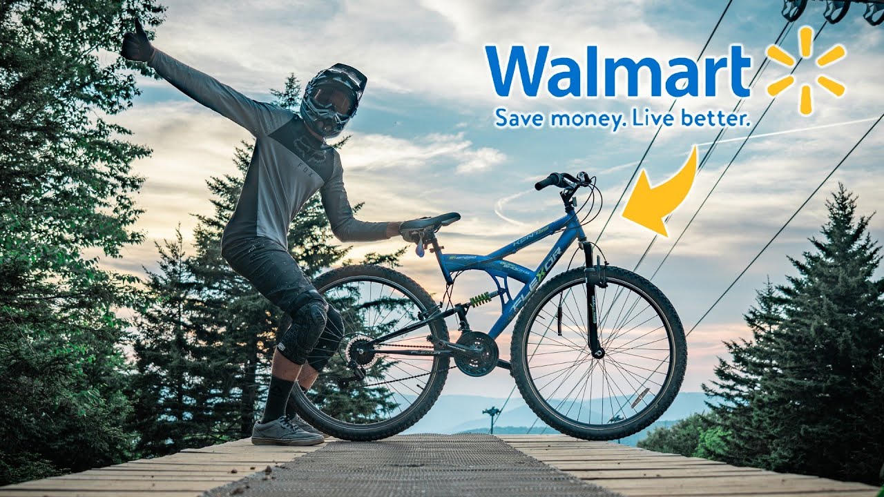 $150 Walmart Bike vs. Downhill MTB Park!