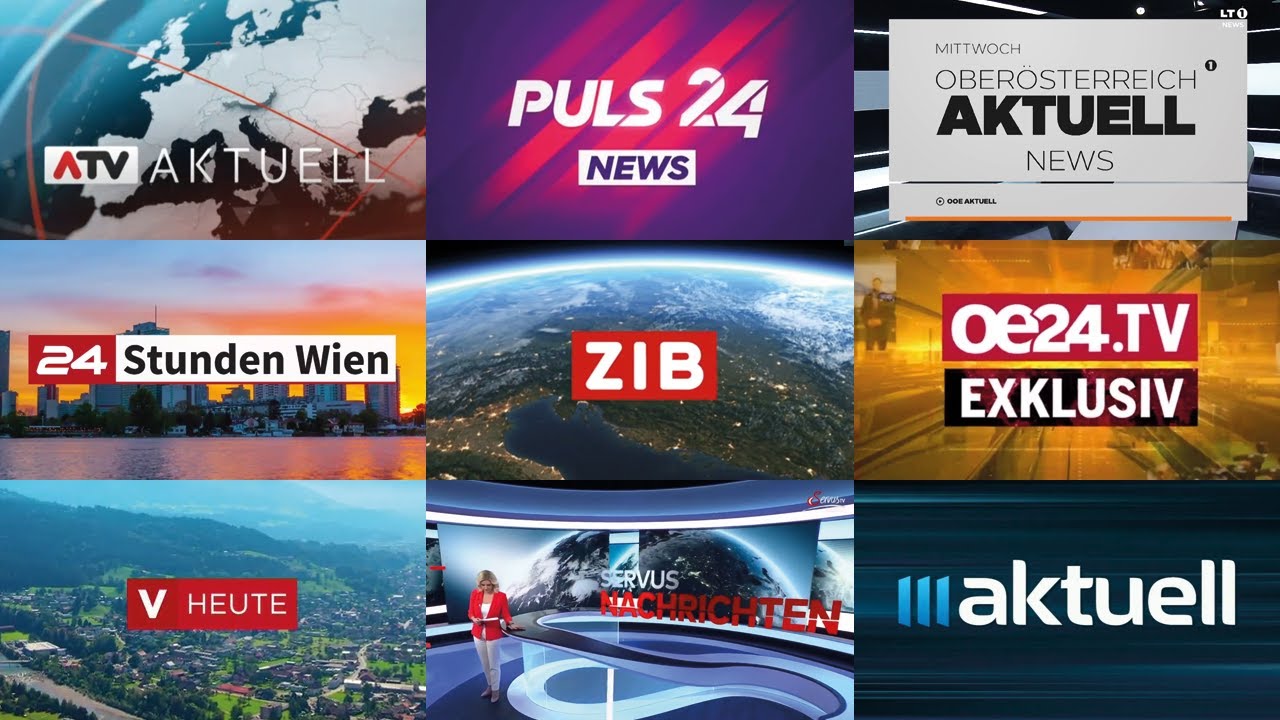 Austrian TV News Intros 2020 / Openings Compilation (HD)