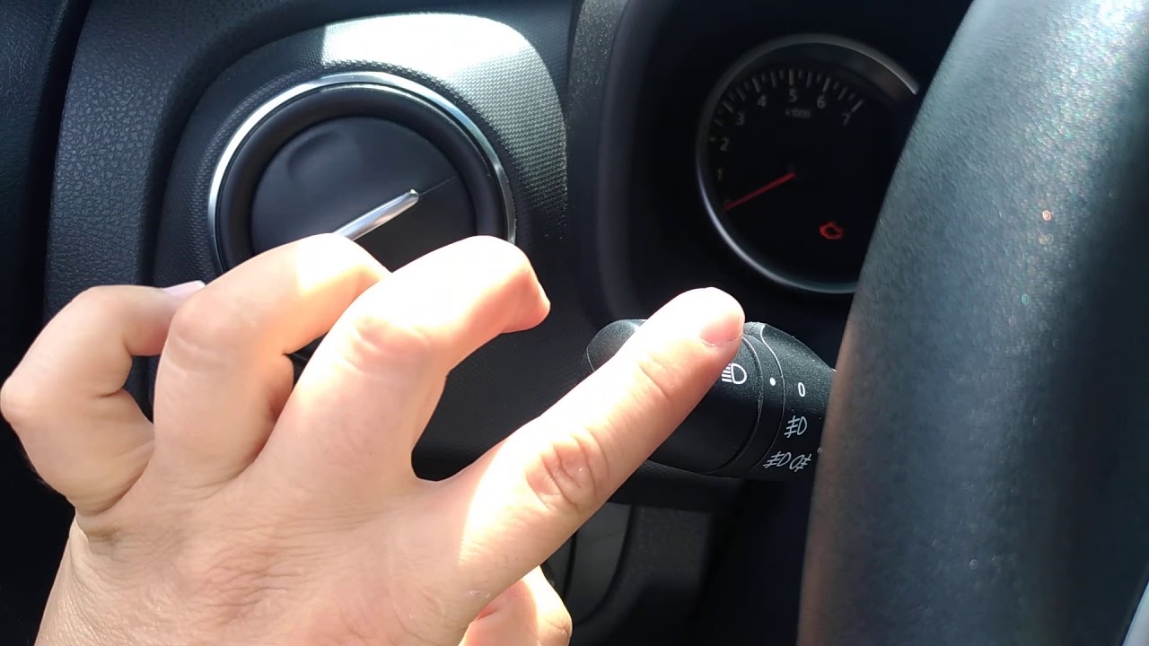 Dacia otomatik vites direksiyon sınavı için araç içi tanıtım