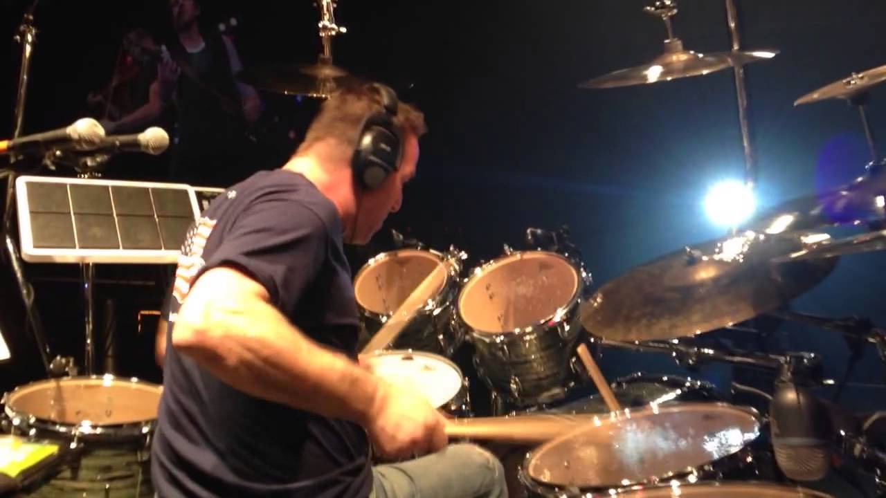 Jim Riley drumming live with Rascal Flatts:  