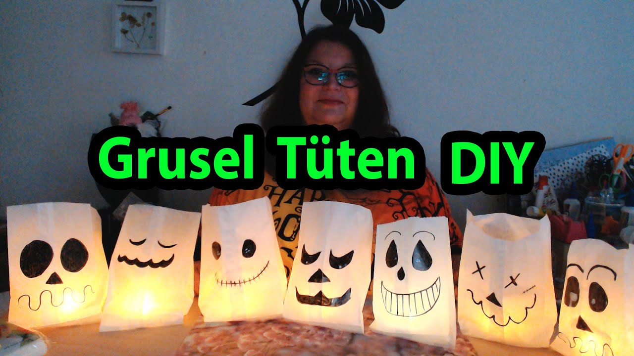 DIY Anleitung Grusel Tüten Halloween selber machen | Scary bags Halloween Tutorial