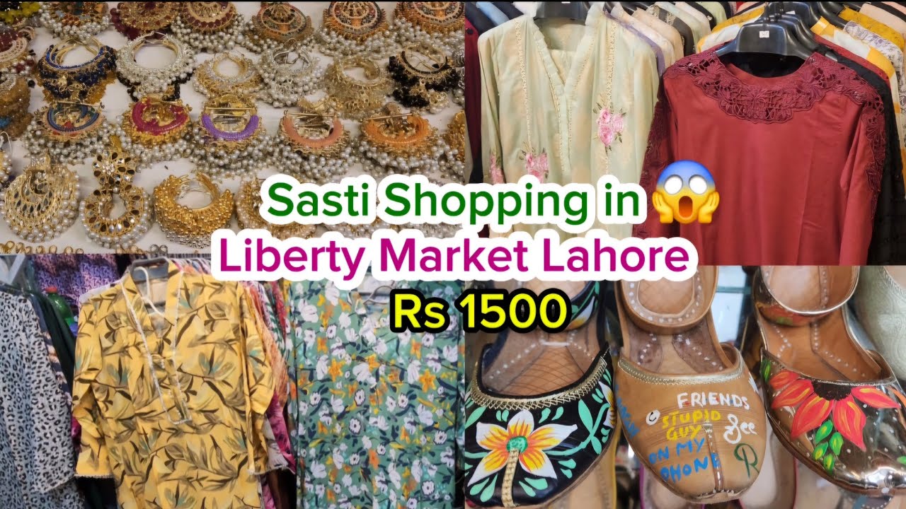 Liberty Market Lahore 2024 shopping vlog | famous Local market in Pakistan
