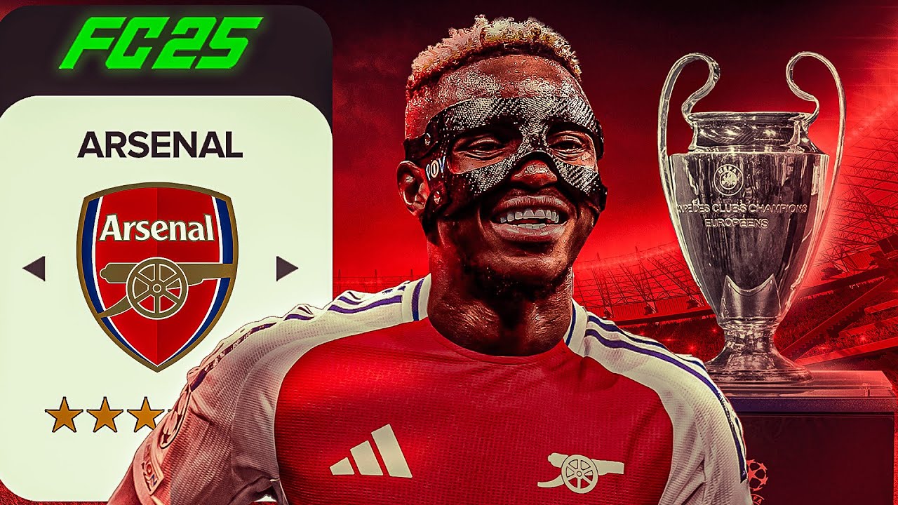 ŞAMPİYONLAR LİGİ KAZANAMAYAN TAKIM İLE REBUİLD YAPTIM ! EA FC 25 ARSENAL REBUİLD