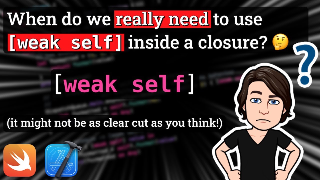 When do we REALLY need to use [weak self]? 🤔