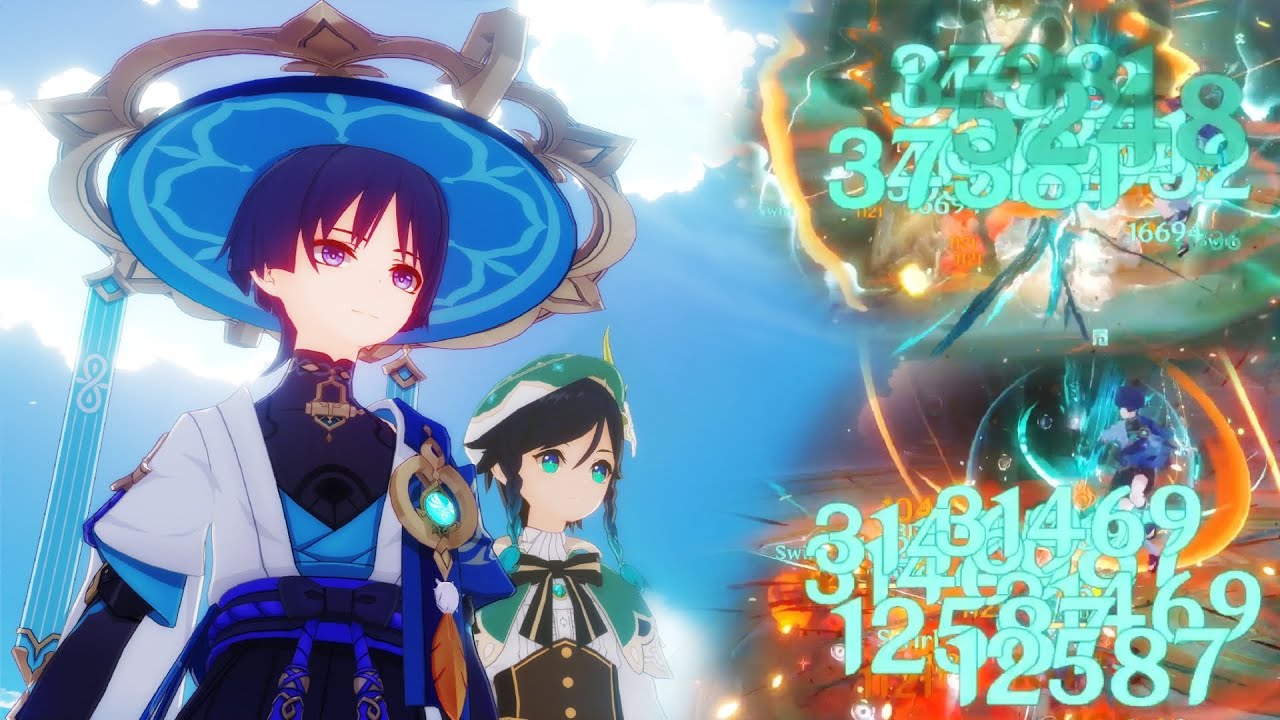 Venti with C6 R5 Wanderer is BROKEN! [Genshin Impact]