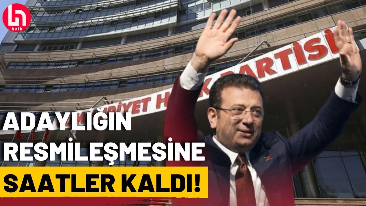 CHP'DE SICAK SAATLER! Parti Meclisi toplandı! İmamoğlu'nun Cumhurbaşkanlığı adaylığı onaylanacak!
