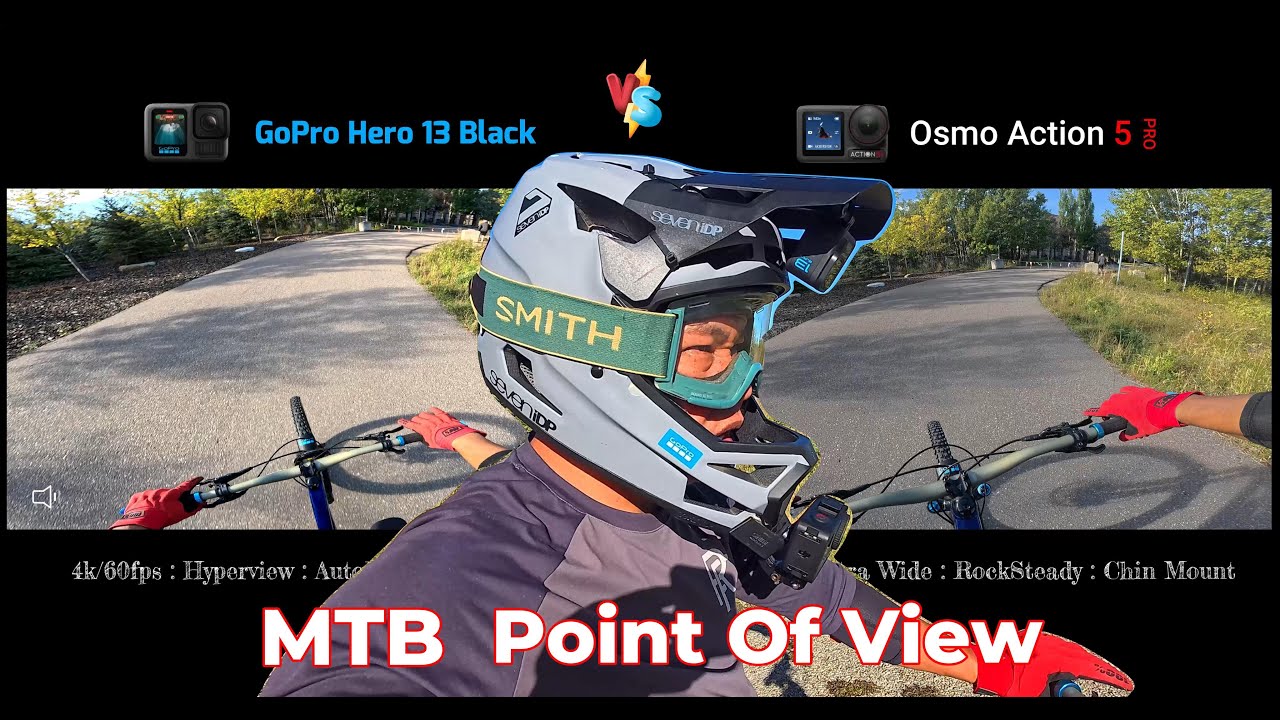 GoPro Hero 13 vs Osmo Action 5 Pro MTB Point of View 2024