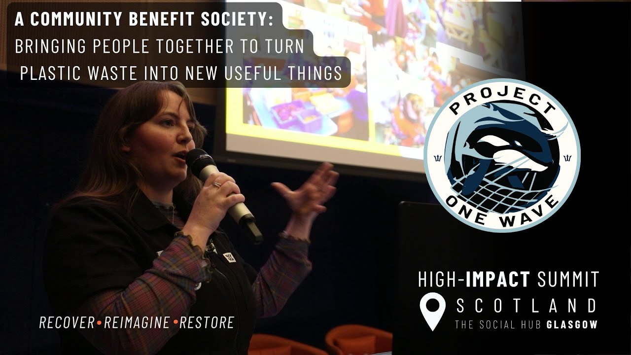 Project One Wave: Bringing people together to turn plastic waste into new useful things