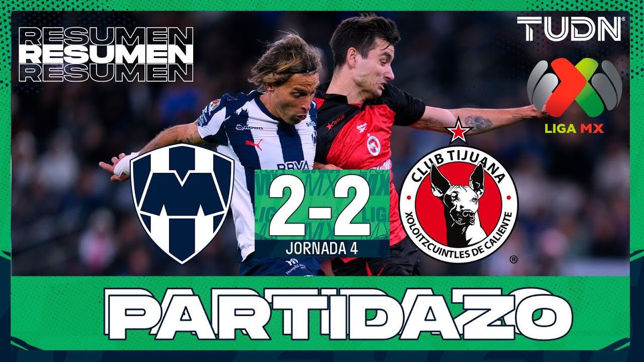 Resumen y goles - Monterrey vs Tijuana | Liga MX - Jornada 4 Clausura 2026 | TUDN