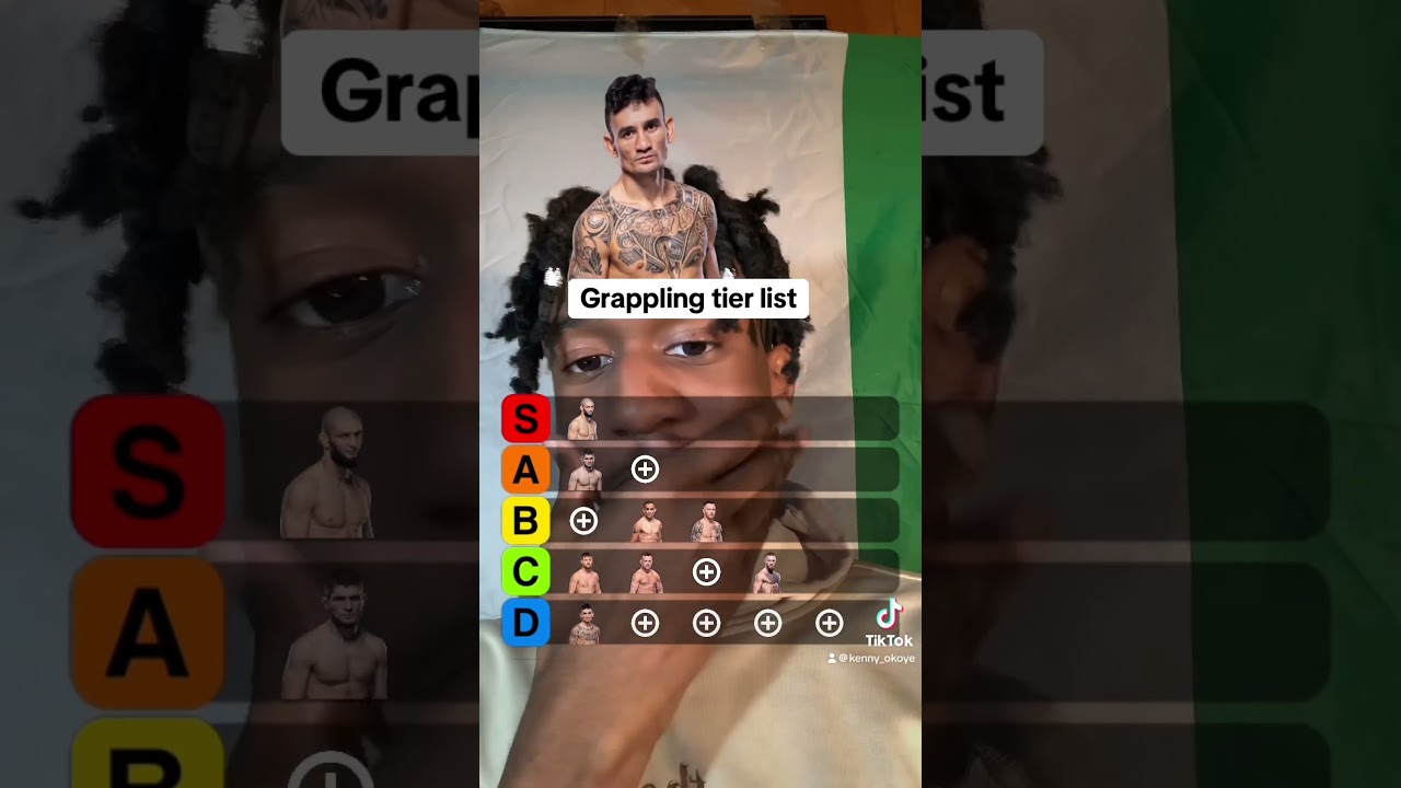 Did I cook in this grappling tier list? 