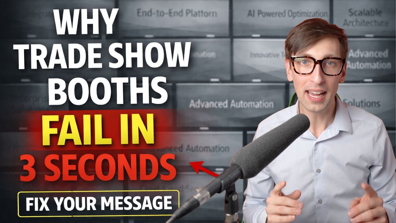 Why Most Trade Show Booths Fail in 3 Seconds (And How to Fix Your Messaging)
