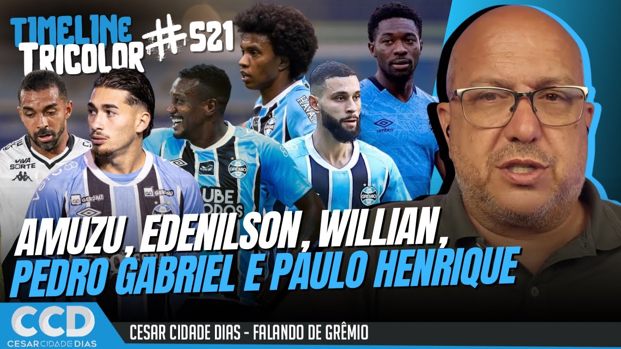 Timeline Tricolor #521: Situação de Amuzu, Pedro Gabriel, Paulo Henrique, Willian e patrocinador 