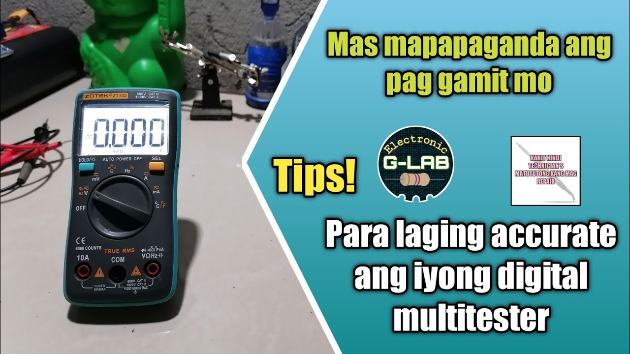Pano panatilihin accurate ang digital multimeter