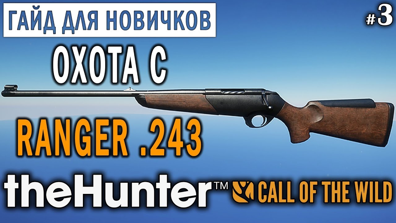 theHunter Call of the Wild #3 🔫 - Охота с Ranger .243 - ГАЙД для Начинающих