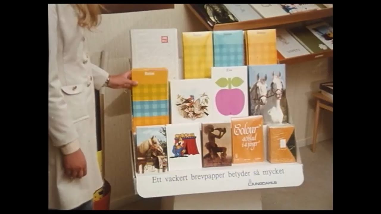 Reklam för Postens produkter 1969