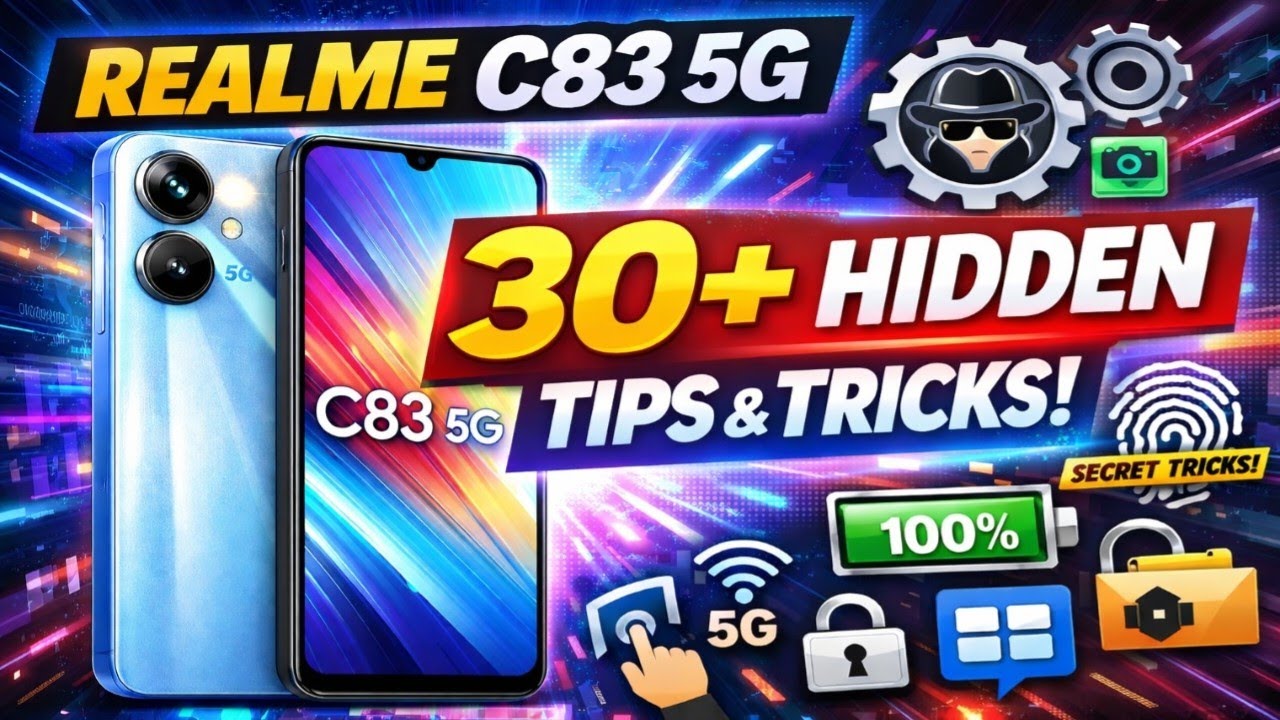 Realme C83 5G Tips & Tricks | Realme C83 5G 5G Tips And Tricks | Top 35+ Hidden Features