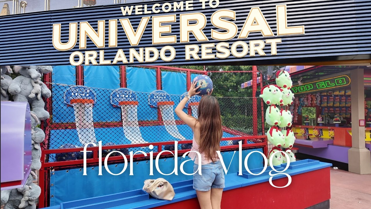 florida vlog 🎢༘✧ universal orlando, car rides, lake eola (short vlog)