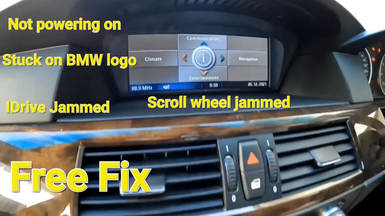 Как сбросить настройки BMW iDrive — принудительная перезагрузка