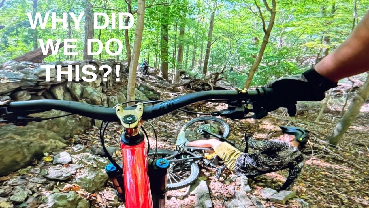 Beginner MTBer at Sprain Ridge Park